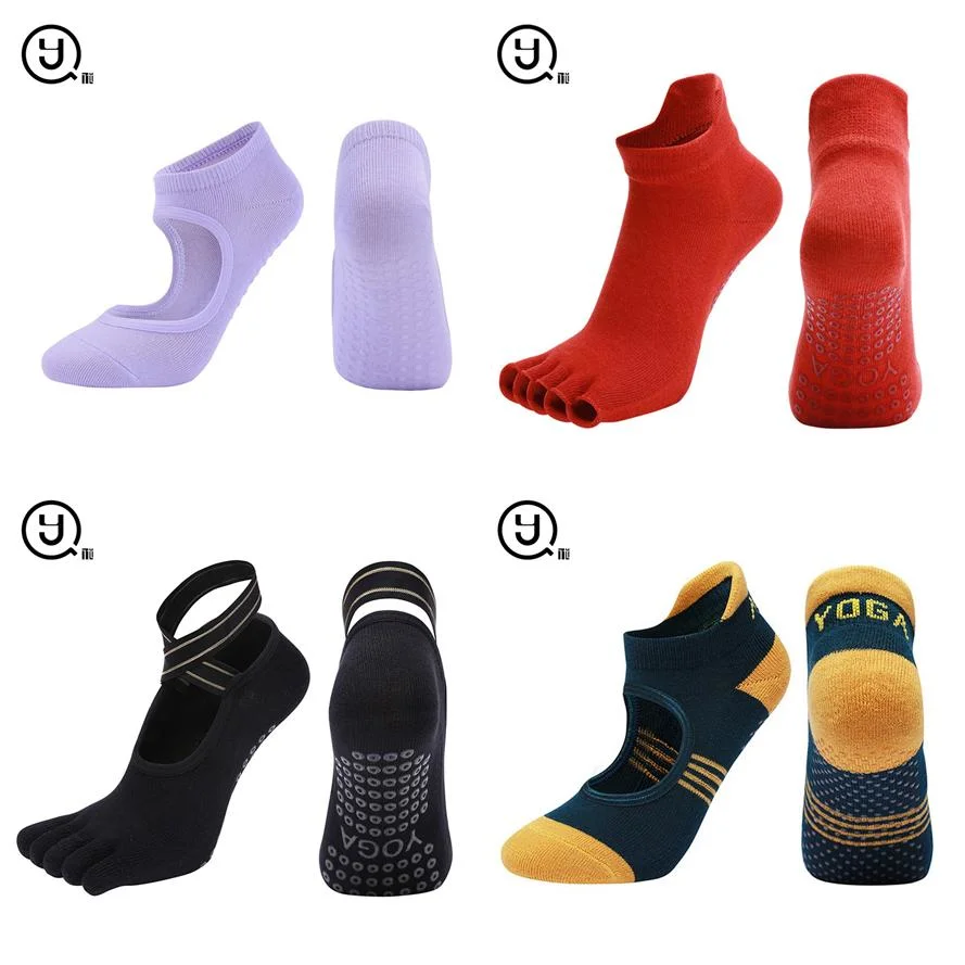 Non Slip Yoga Socks Custom Grip Non Slip Sock for Adults Ideal for Home Indoor Yoga Hospital