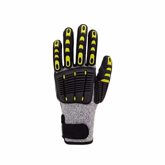 China Wholesale Hppe Cut Resistant Nitrile Palm TPR Impact Work Gloves