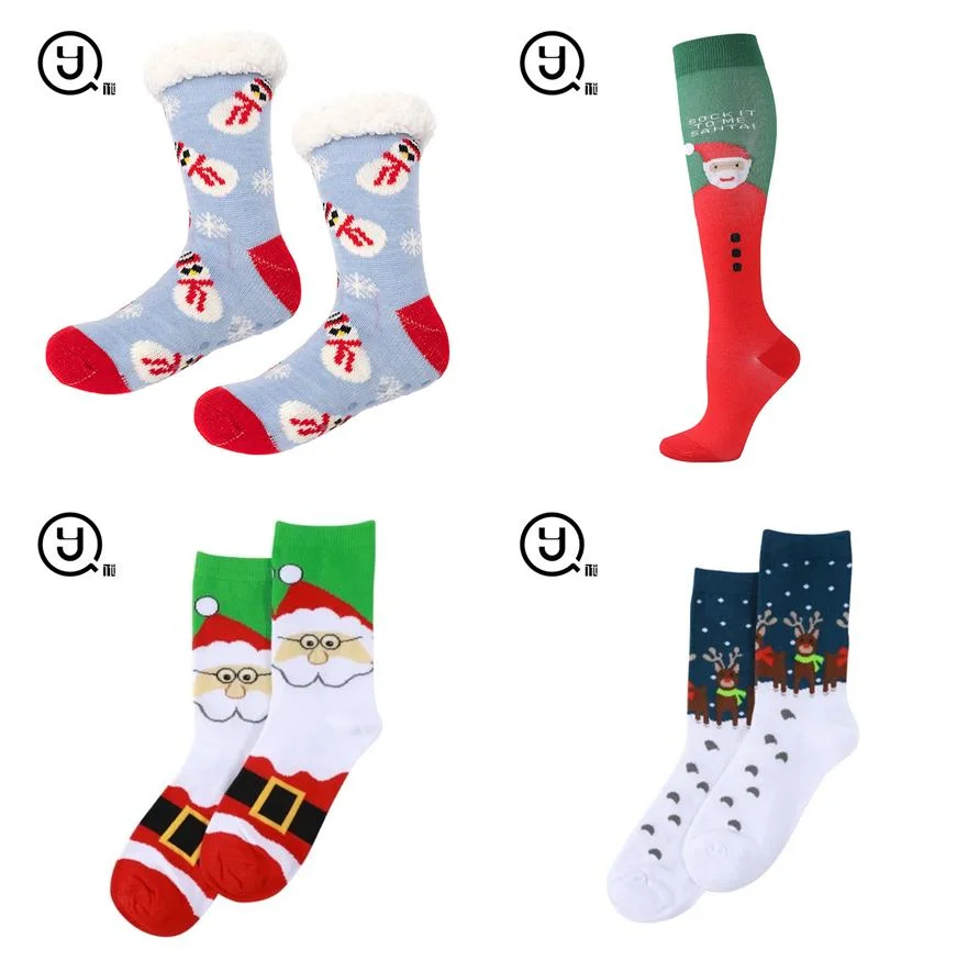 New Design Christmas Socks Knit Crocodile Socks Creative Shark Socks