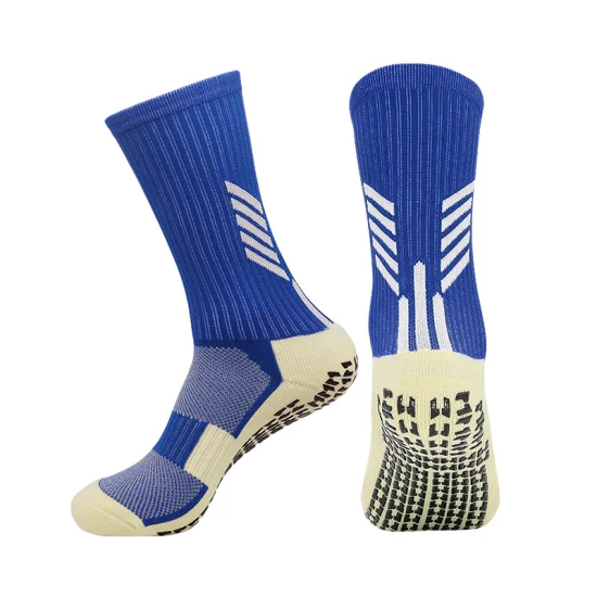 Calcetines antideslizantes de algodón Unisex para hombres y niños, calcetines de compresión antideslizantes para deportes de fútbol, ​​baloncesto, calcetines deportivos con agarre